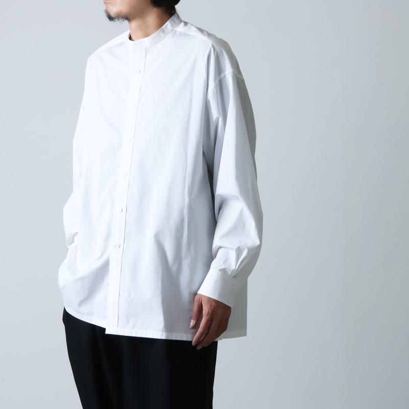 Graphpaper (グラフペーパー) High Count Broad Band Collar Shirt