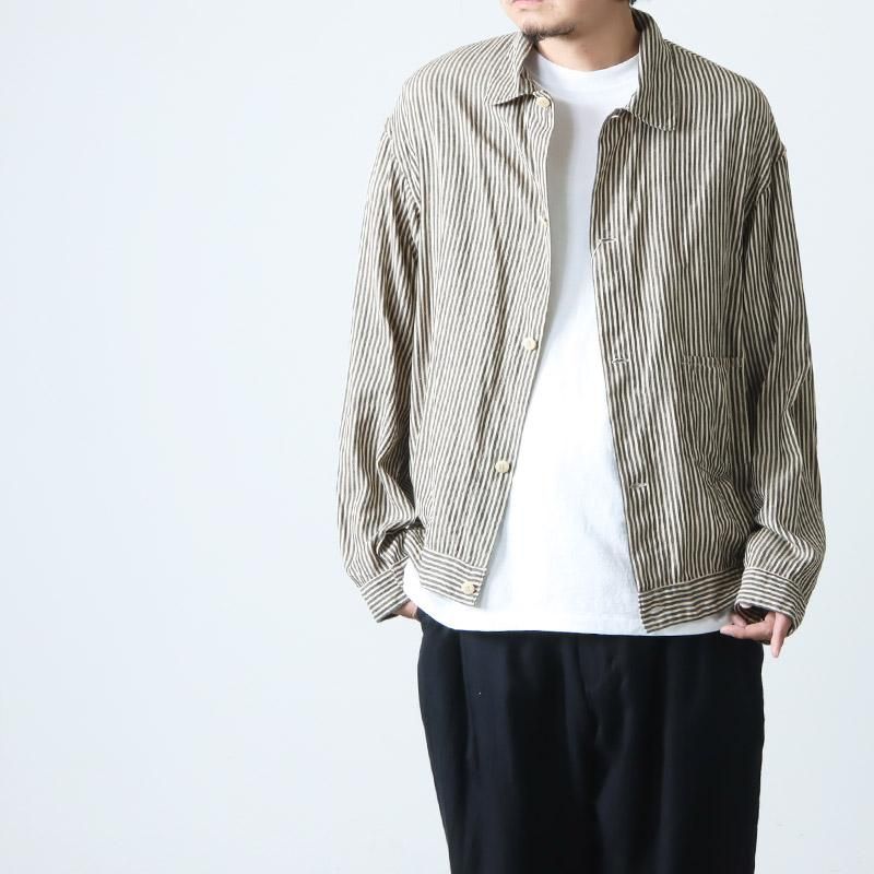 comoli ストライプブルゾン 22ss 1991.co.jp