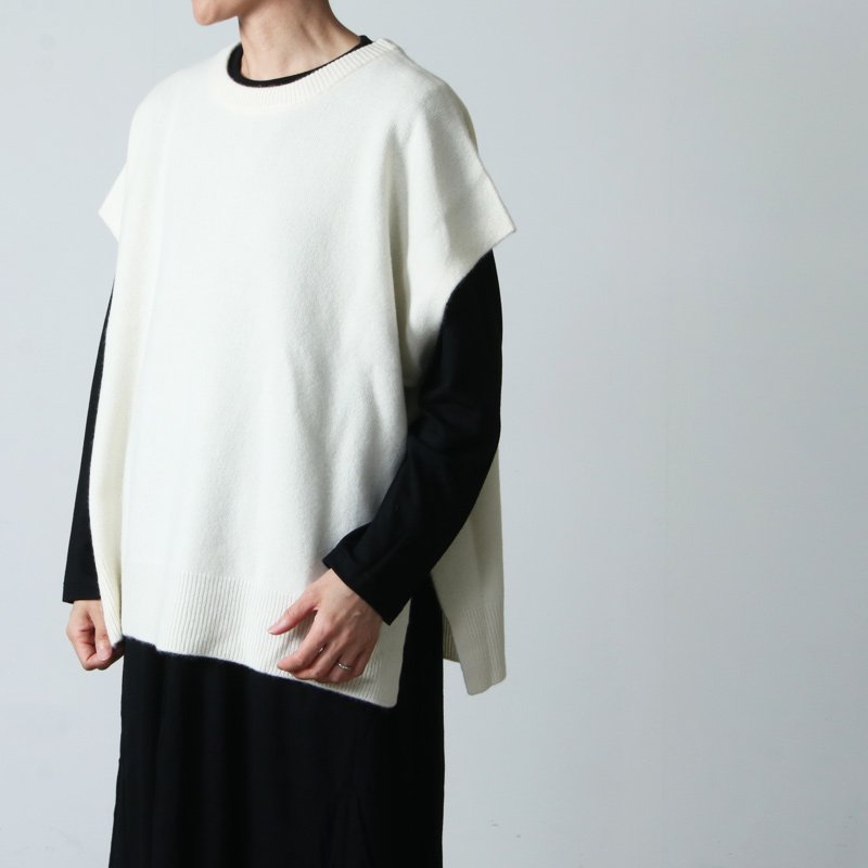 Gauze (ガーゼ) TASMANIA RAM WOOL WIDE KNIT VEST / タスマニア