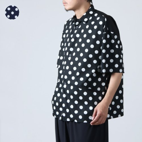 LOLO (ロロ) 片玉ポケットビックシャツ ドット size:M、L