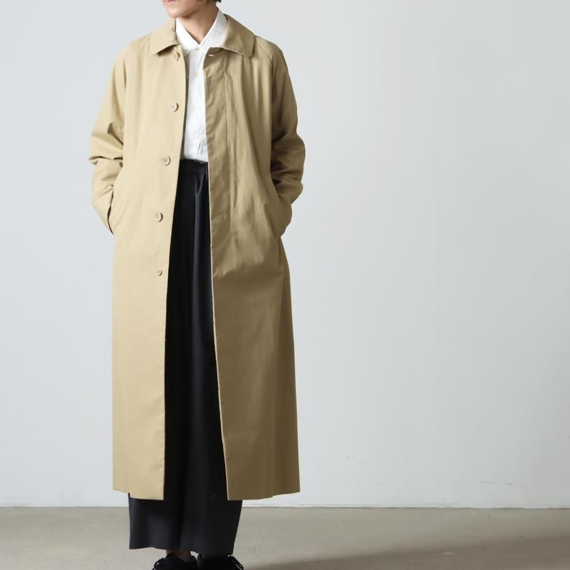 YAECA (ヤエカ) SOUTIEN COLLAR COAT LONG / ステンカラー