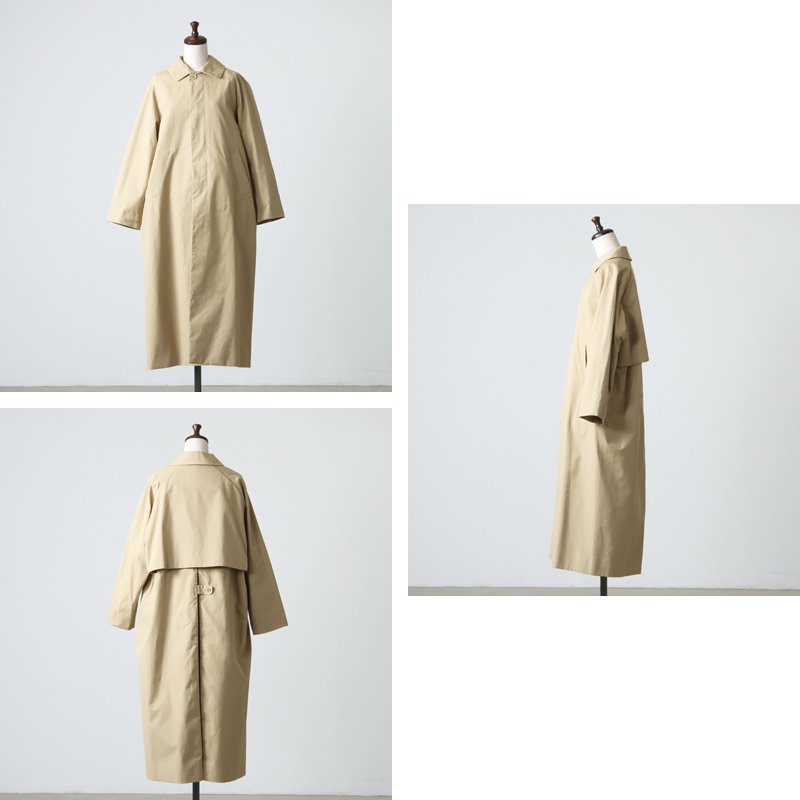 YAECA (ヤエカ) SOUTIEN COLLAR COAT LONG / ステンカラーコートロング