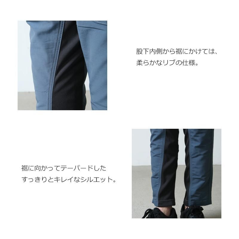 and wander (アンドワンダー) 60/40 cloth rib pants / ロクヨン
