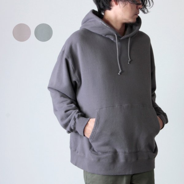 crepuscule (クレプスキュール) garment dye sweat hoodie