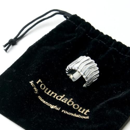 roundabout (饦Х) Silver Furrow Ring / Сե