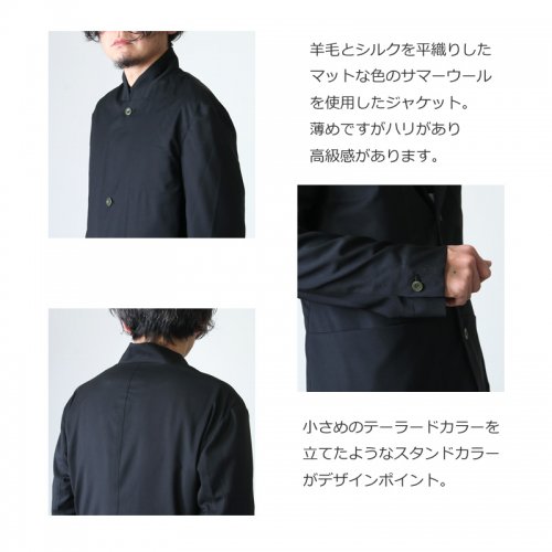 POLYPLOID (ポリプロイド) STAND COLLAR SUIT JACKET C / スタンド