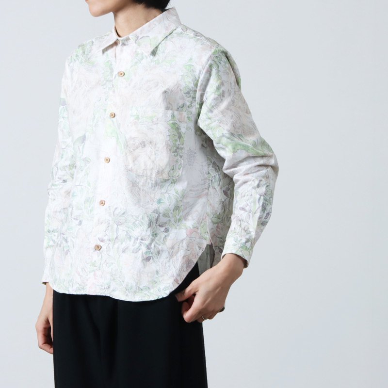 YAECA (ヤエカ) WRITE BUTTON SHIRT LIBERTY / ボタンシャツ リバティ