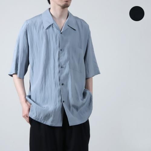 [THANK SOLD] 08sircus (ȥ) Wide stripe garment dyed shirt / 磻ɥȥ饤ץȥ