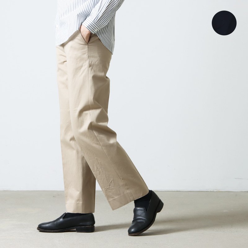 YAECA (ヤエカ) CHINO CLOTH PANTS CREASED SLIM / チノクロスパンツ ...