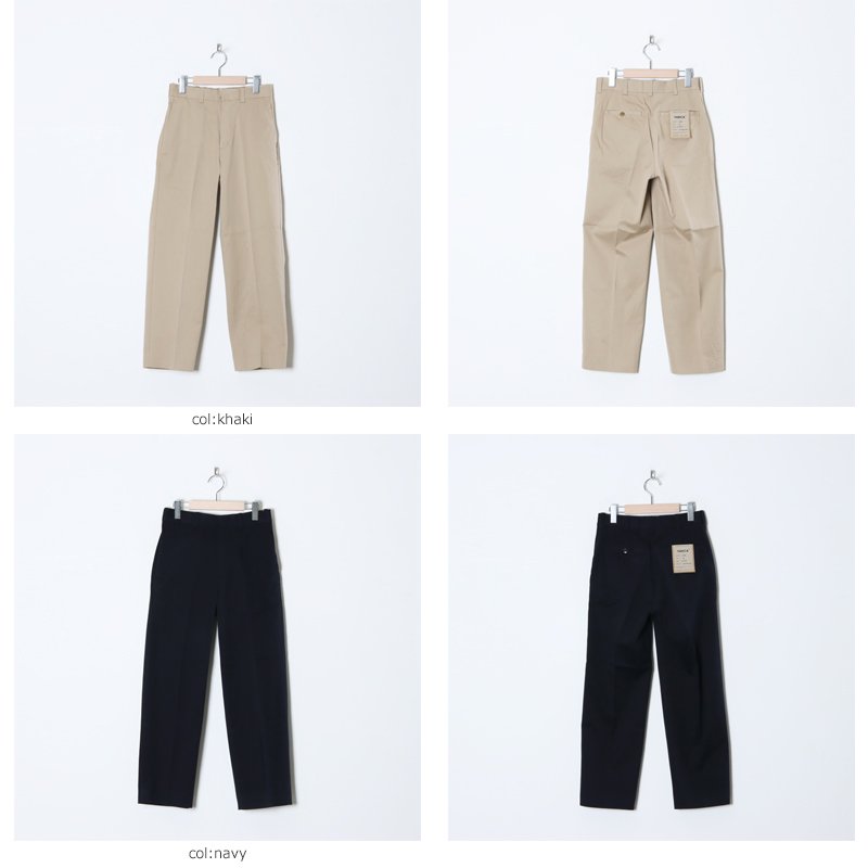 YAECA (ヤエカ) CHINO CLOTH PANTS CREASED SLIM / チノクロスパンツクリースドスリム