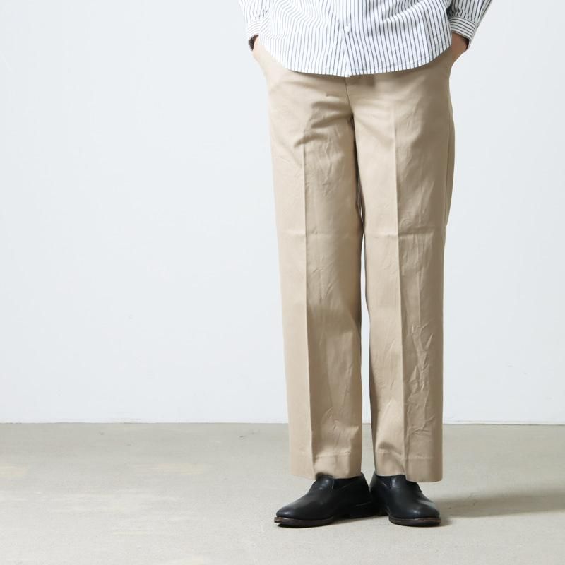 YAECA (ヤエカ) CHINO CLOTH PANTS CREASED SLIM