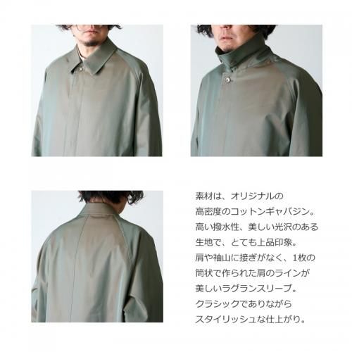 ANATOMICA (アナトミカ) SINGLE RAGLAN Ⅰ S PROOFED GABARDINE