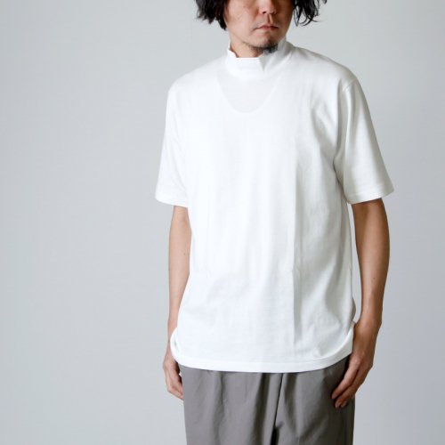 ANATOMICA (アナトミカ) MOCK NECK TEE S/S SOLID For Men 