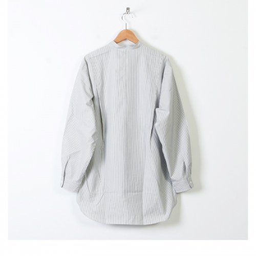 WELLDER (ウェルダー) Buck Side Tucked Band Collar Pullover Shirt