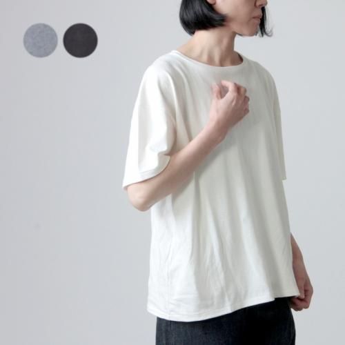 【美品】  YAECA CONTEMPO / ヤエカコンテンポ | コットンクルーネック Tシャツ | S | グレー | レディース 美品】 YAECA CONTEMPO / ヤエカコンテンポ | コットンクルー