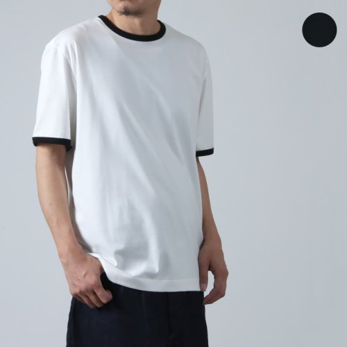 THE HINOKI (ザ ヒノキ) Organic Cotton Half Sleeve Ringer T-Shirt / オーガニックコットンハーフスリーブリンガーT