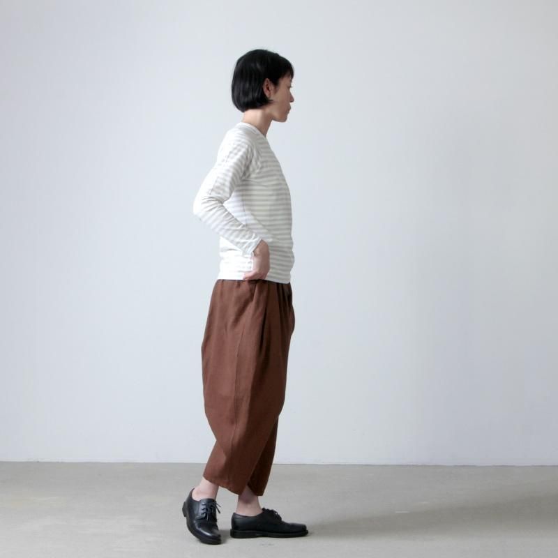 入荷now 安全 FACTORY (ファクトリー) フランスリネンXタックパンツ パンツ