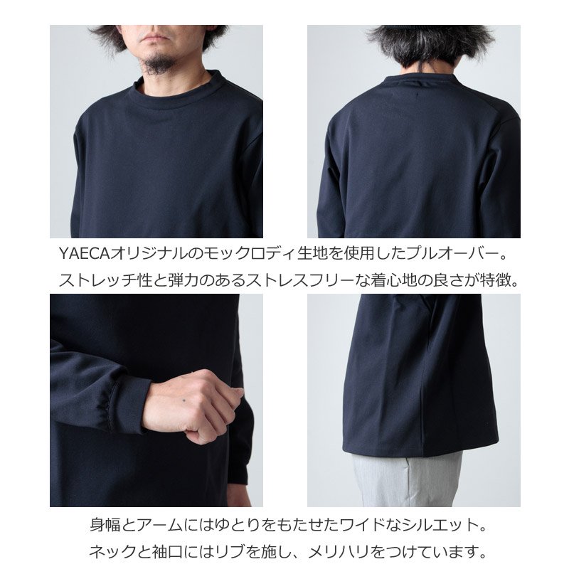 YAECA (ヤエカ) MOCK RODDY CREW NECK / モックロディ クルーネック