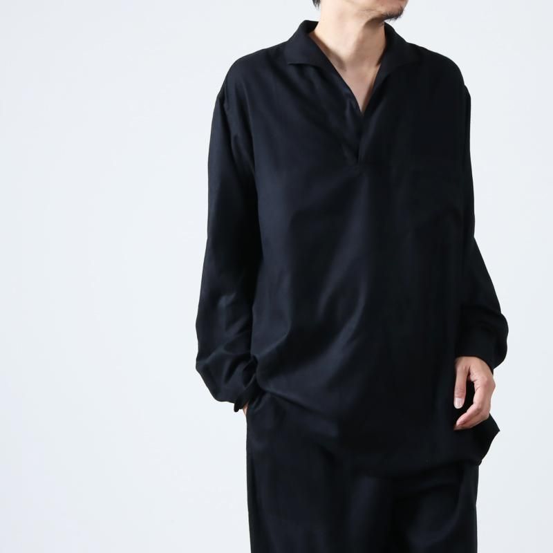 COMOLI 23ss シルクネル スキッパーシャツ サイズ1 - www.sorbillomenu.com