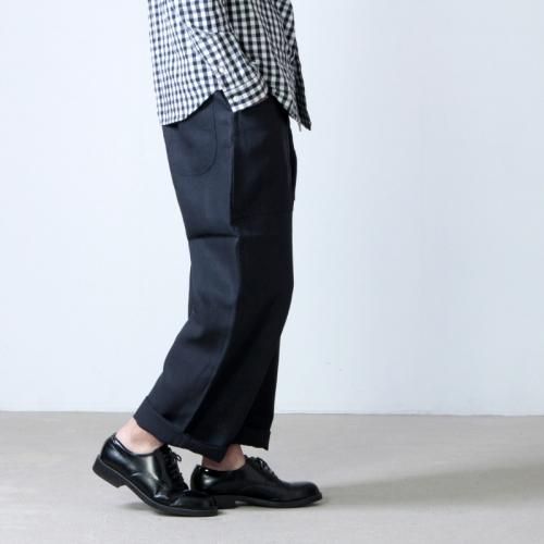 GRAMICCI (グラミチ) WOOL BLEND TUCK TAPERED PANTS / ウール