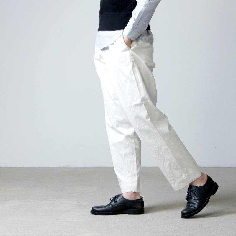 【人気No.1】 TAPERED TUCK yaeca - BEIGE / CHINO - チノパン