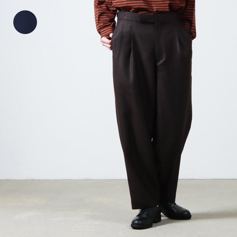 marka (マーカ) OFFICER PANTS 2TUCK WIDE / オフィサーパンツ 2タック