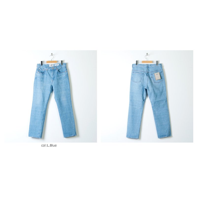 YAECA (ヤエカ) 1-13U DENIM PANTS PIPED STEM / デニムパンツ