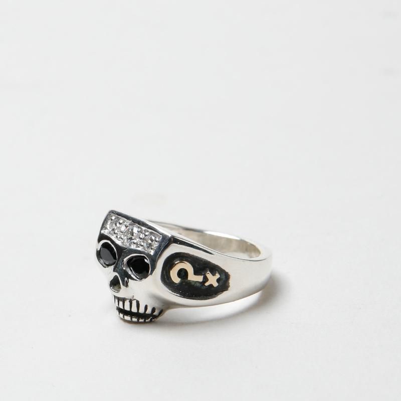 FLASH POINT JIM SKULL RING オニキス 15号 - リング