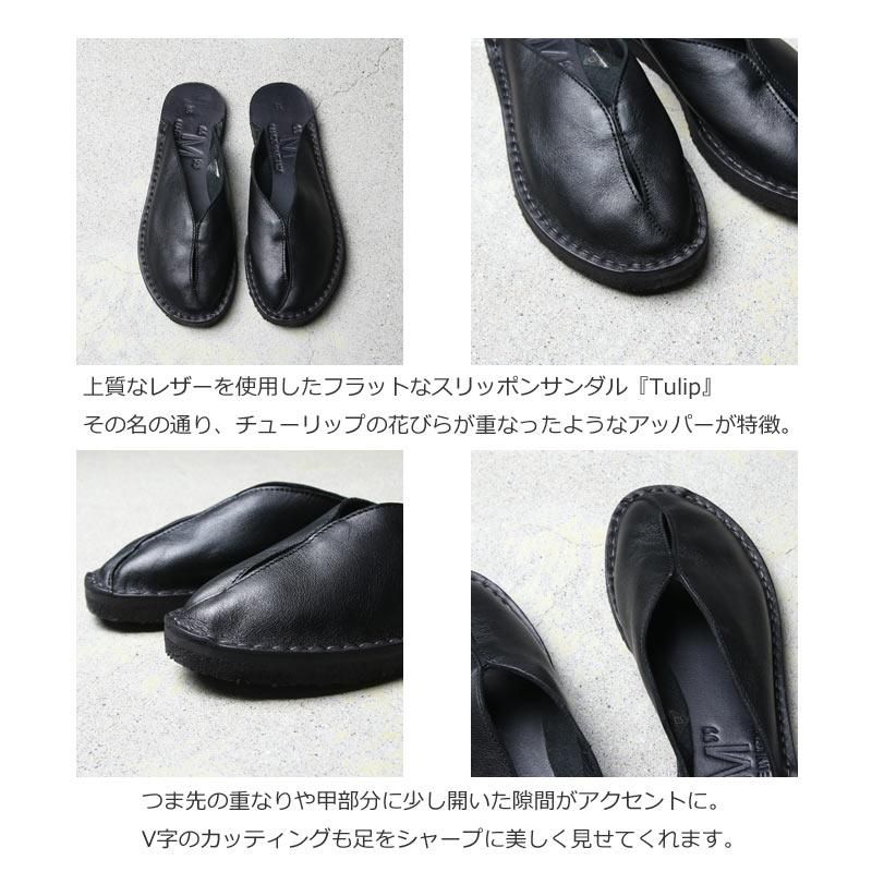 M (エム) Tulip レザースリッポンサンダル M (エム) Tulip レザースリッポンサンダル