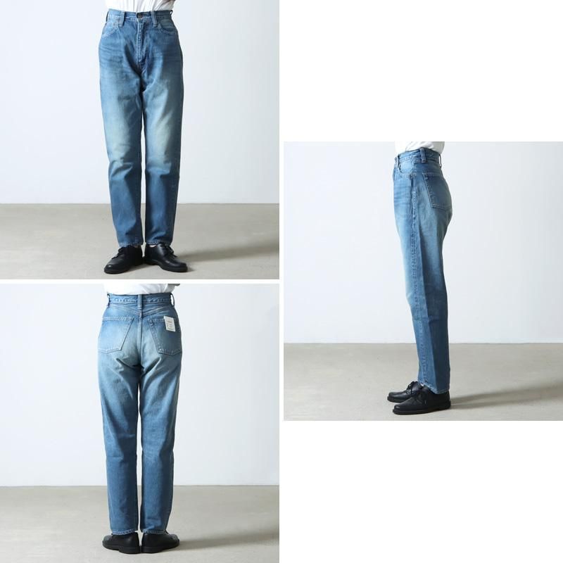 LENO (リノ) LUCY HIGH WAIST TAPERED JEANS FADE INDIGO / ルーシー 