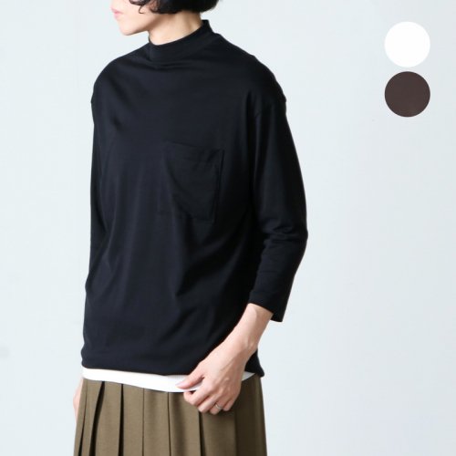 WELLDER (ウェルダー) Buck Side Tucked Band Collar Pullover Shirt / バックサイドタック  バンドカラープルオーバーシャツ