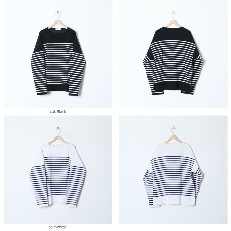 WELLDER (ウェルダー) Dual Layered Border Long Sleeve / デュアルレイヤードボーダーロングスリーブ