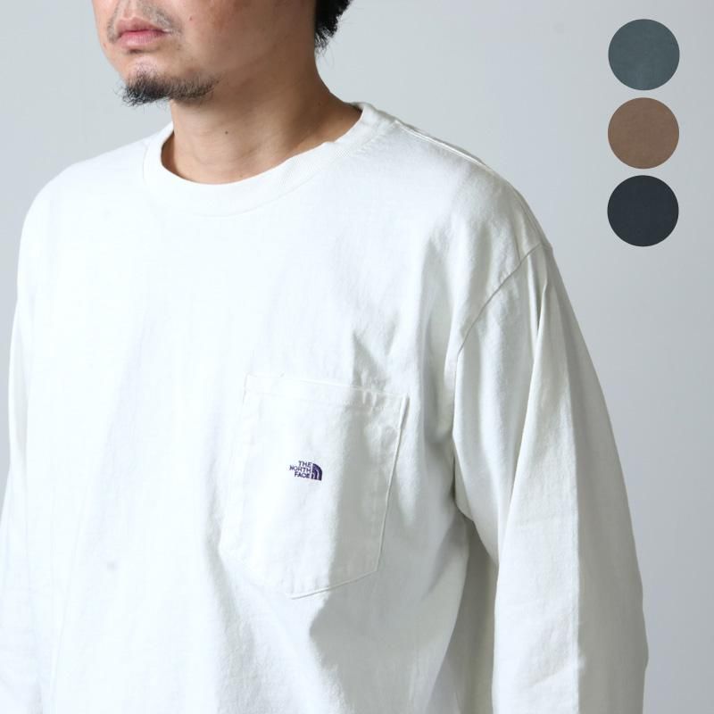 楽天市場】the north face purple label 7oz l/s pocket teeの通販