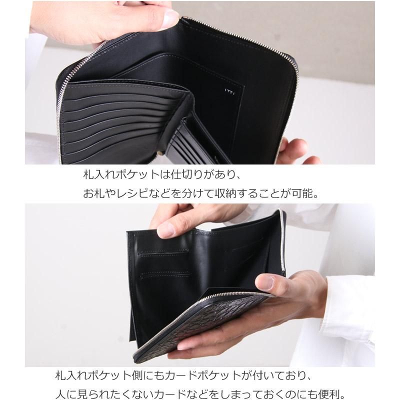ITTI (イッチ) CRISTY STUFFING MID WLT/CROCO / クリスティー ITTI (イッチ) CRISTY STUFFING MID WLT/CROCO / クリスティー