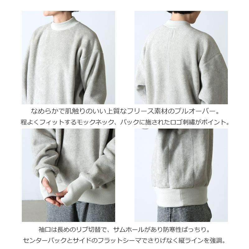 ALWEL (オルウェル) FLEECE SHIRTS / フリースシャツ
