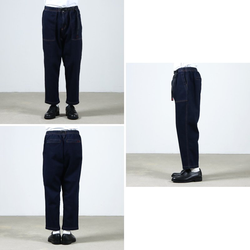 GRAMICCI (グラミチ) STRETCH DENIM LOOSE TAPERED PANT #UNISEX / ストレッチデニム ルーズ テーパードパンツ（ユニセックス）