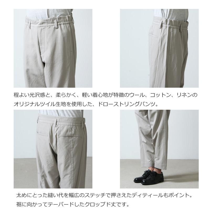 kontor (コントール) DRAWSTRING SEAM PANTS / ドローストリングシームパンツ