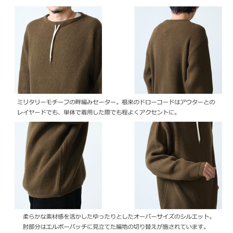 COMOLI × BLACK SHEEP] GUNPATCH KNIT – MaW SAPPORO