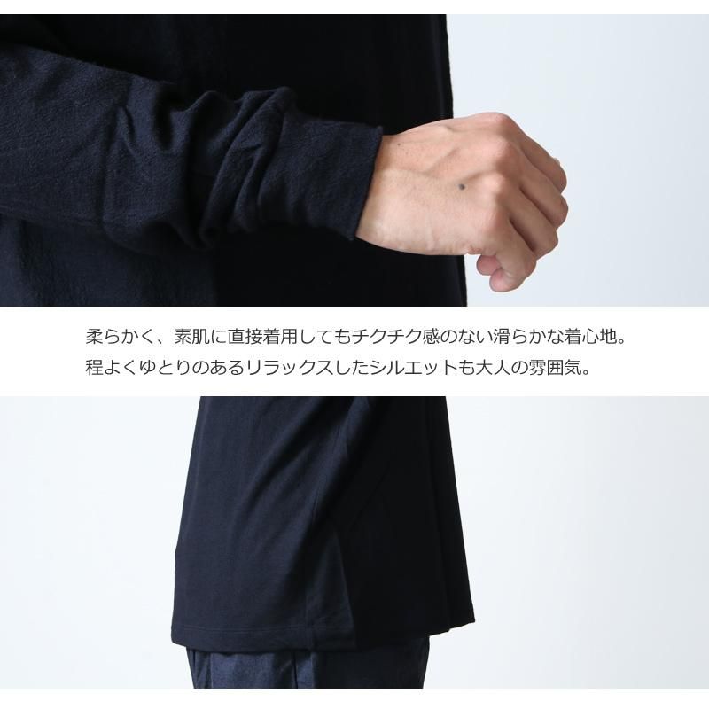 COMOLI (コモリ) ウール天竺 長袖タートルネック