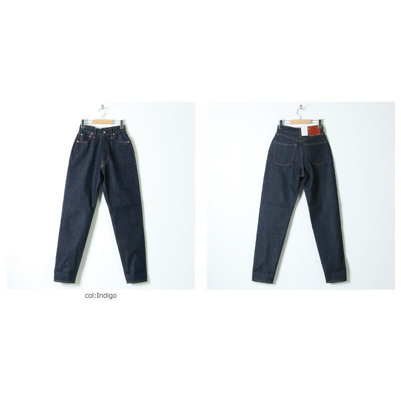 LENO (リノ) LUCY HIGH WAIST TAPERED JEANS NON-WASH