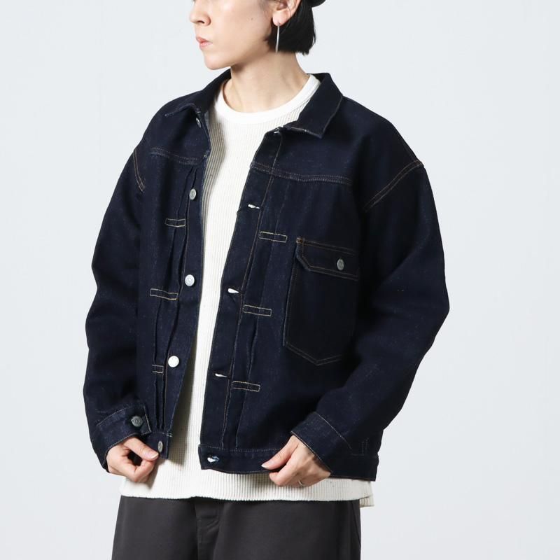 冬の華 LENO BRENDA BIG TRUCKER JACKET デニムジャケット | ochge.org