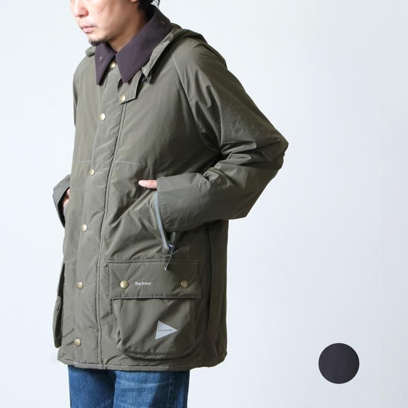 and wander × Barbour ボア rip jacket バブアー-