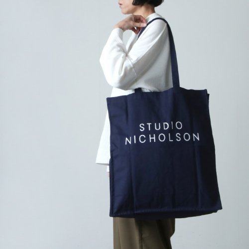 [THANK SOLD] STUDIO NICHOLSON (˥륽) COTTON CANVAS THE LARGE TOTE