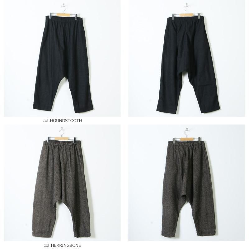 jujudhau (ズーズーダウ) DUMPY LONG PANTS / ダンピーロングパンツ