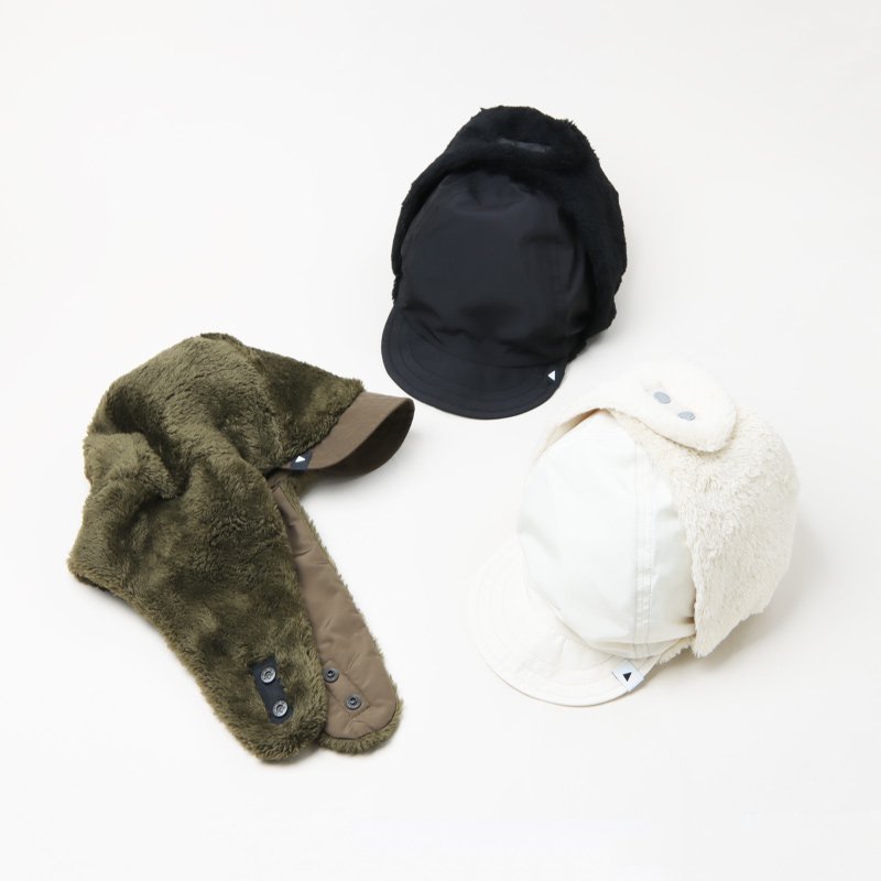 and wander (アンドワンダー) high loft fleece ear cap / ハイロフト