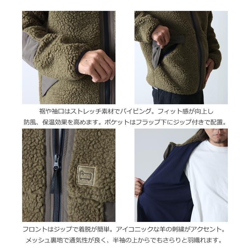 WOOLRICH ウールリッチ WJOU0075JP ベージュ Terra Pile Fleece