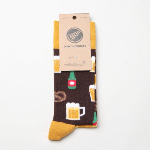 MANY MORNINGS (メニーモーニングス) Regular Socks Craft Beer / レギュラーソックス クラフトビア