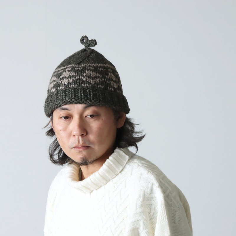 DECHO (デコー) HAND KNIT CAP / ハンドニットキャップ