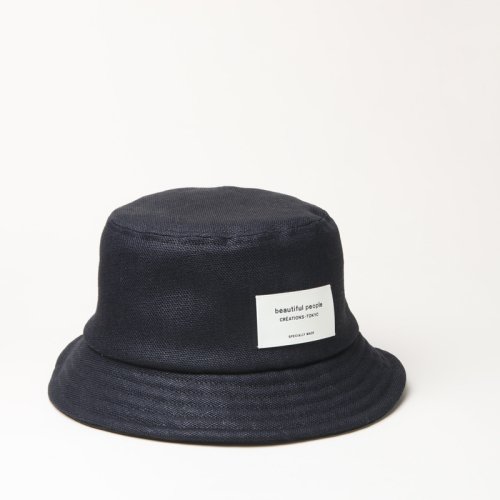 [THANK SOLD] beautiful people (ӥ塼ƥեԡץ) linen calender cloth bucket hat / ͥ󥫥Хåȥϥå