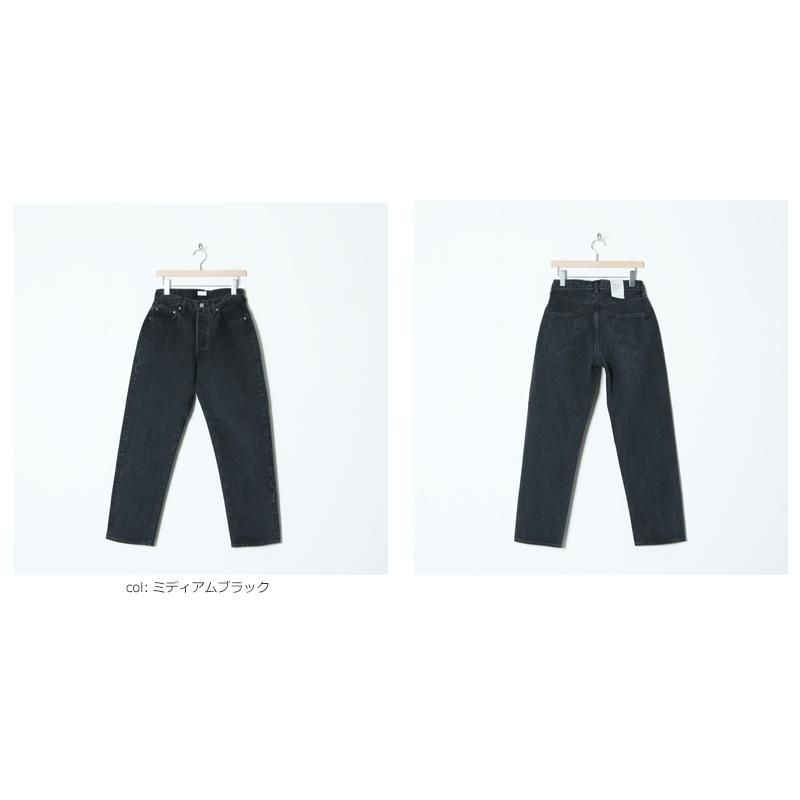 CIOTA (シオタ) ブラック スビンコットン 13,5oz ストレート